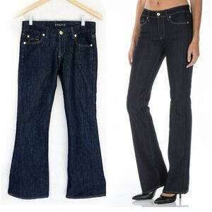 FIDELITY DENIM SKIP LOW RISE FLARE IN VIPER RINSE WOMENS SIZE 27